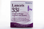 Global 33 Gauge Lancets
