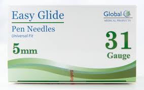 Easy Glide Pen Needles 31g X 5mm - Box of 100