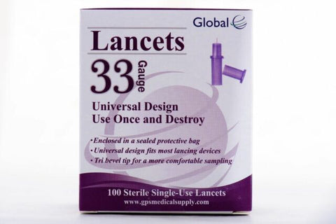 Global 33 Gauge Lancets