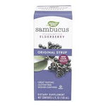 Nature's Way Original Sambucus Elderberry Syrup, Herbal Supplements, Gluten Free, Vegetarian, 4 Ounce